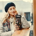 thumbnail image 3 of 30 oz Tumbler with Handle and Flip Straw Lid Leak Proof Woodland Floral Butterfly Moon Star Stainless Steel Vacuum Insulated Travel Coffee Mug,Mushroom Gifts for Women Men,Boho Mushroom, 3 of 6