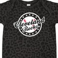 thumbnail image 4 of Inktastic Cleveland Rocks with Baseball in Circle and Stars Inversed Boys or Girls Baby Bodysuit, 4 of 5