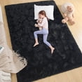 thumbnail image 6 of Andecor Ultra Soft Indoor Modern Area Rugs Fluffy Living Room Carpets for Children Bedroom Home Decor Nursery Rug, 4'X6',Black, 6 of 7