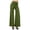 Army Green women's high waisted palazzo pants a1, variant on Cagogo Women's High Waisted Palazzo Pants Flowy Solid Long Trousers Elegant Party Lounge Casual Wide Leg Summer Beach Work Clothes, Red XL