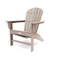 thumbnail image 4 of LuXeo Hampton Weather Wood Outdoor Patio Adirondack Chair (2 Pack), 4 of 12