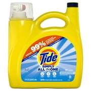 Tide Simply Laundry Detergent Liquid All-In-One, Refreshing Breeze Scent, 117 fl oz, 89 Loads