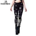 thumbnail image 5 of NADANBAO-Leggings con estampado de caramelo para mujer, pantalones de copos de nieve de Feliz Navidad, pantalones elásticos de cintura media, medias sexys para entrenamiento físico, 5 of 5
