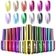 thumbnail image 1 of Ownest Juego de esmaltes de uñas de espejo de 12 colores, efecto espejo, larga duración, hermosa manicura brillante, decoración de uñas, efecto de manicura brillante, kit de lacas de uñas-12 piezas, 1 of 5