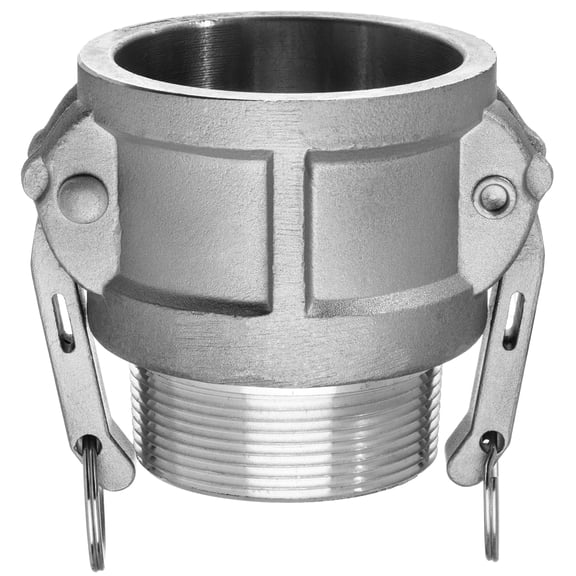 Cam and Groove Fitting - Aluminum - Type B - 3" Coupler x 3" Male NPT