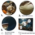 thumbnail image 3 of Designart "Underwater Predator Dance" Shark Floater Framed Canvas Wall Art, 3 of 5