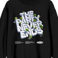 thumbnail image 2 of The Chainsmokers The Party Never Ends Crew Neck Long Sleeve White Adult Sweatshirt-Large, 2 of 3