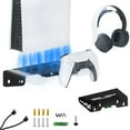 thumbnail image 4 of Frusde Wall Mount for for PS5 Slim Console Digital/Optical with Controller Holder Hooks, 4 of 6