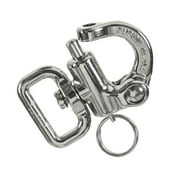 Fusion Climb Quick Release Swivel Snap Shackle Pull-Lock Mechanism Silver 800 lbs WLL