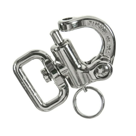 Fusion Climb Quick Release Swivel Snap Shackle Pull-Lock Mechanism Silver 800 lbs WLL