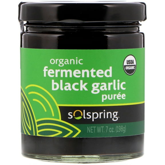 Dr. Mercola, Solspring, Organic Fermented Black Garlic Puree, 7 oz (198 g)