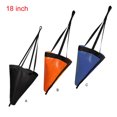 thumbnail image 3 of Yuarrent Kayak inflable de 18 pulgadas, freno de deriva de PVC, accesorio de mar, canoa, recuperación, remo, reemplazo de remolque de pesca Deportes acuáticos Negro, 3 of 6