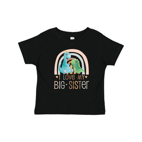 Inktastic Little Sister I Love My Big Sister Boys or Girls Baby T-Shirt