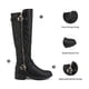 thumbnail image 4 of Bota DREAM PAIRS para Mujer, Altura Rodilla, Tacón Grueso, Negra, 4 of 8