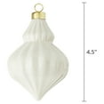thumbnail image 6 of 4 Count White Ceramic Christmas Ornaments, by My Texas House, 6 of 6