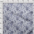 thumbnail image 3 of oneOone Polyester Spandex White Fabric Asian Paisley Craft Projects Decor Fabric Printed By The Yard 56 Inch Wide, 3 of 4