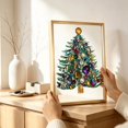 thumbnail image 5 of Jeweled 3D Christmas Tree Framed Art,2026 Stylish Crystal Christmas Tree Handmade Hanging Art Kit, Jewel-Like Glowing Decor for Home Spaces & Holiday Gifting Choice(Amber Gems), 5 of 7
