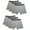 Light Gray, variant on 6PK Mens Performance Boxer Briefs Breathable Comfort Waistband Underwear Shorts
