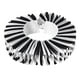 thumbnail image 5 of Cuello Payaso Halloween para Disfraz con Volantes Decorativo Cómodo y Fácil de Poner Material Poliéster Adecuado para Cosplay Fiestas Festivales Escenarios Teatrales 38cm, 5 of 8