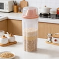 thumbnail image 4 of Clear Laundry Detergent Storage Jar With Measuring Cup, Large Capacity Airtight Box, Moisture Proof Storage Container, Easy Dispense Laundry Organizer for Laundry Room Kitchen Pantry Bathroom Home, 4 of 6