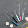 thumbnail image 5 of Stainless Steel Whisk - Balloon Kitchen Tool With Soft Silicone Handle Utensil For Blending, Beating, 5 of 5