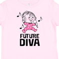thumbnail image 4 of Inktastic Future Diva Baby Girl Singer Girls Toddler T-Shirt, 4 of 5