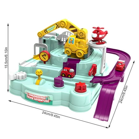 Car Adventure Toys Parent-Kid Interactive Mini Toy Playset Preschool ...