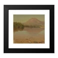 thumbnail image 2 of Frederic Edwin Church 16x15 Black Modern Framed Museum Art Print Titled - Mt. Katahdin from Lake Katahdin (Possibly 1870), 2 of 5