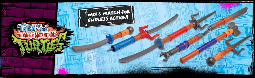 Tales of Teenage Mutant Ninja Turtles: Mutations Build N Battle Donatello Bo Staff Basic Role Play Set by Playmates Toys