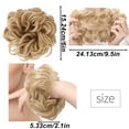 thumbnail image 5 of 2025 High-Temperature Fiber Hair Bun Scrunchie - Elastic Puff Natural Curly Hairpiece for Women, Adjustable, Fluffy, Stylish for Parties, Weddings, Daily Wear, Halloween, Christmas Wedding, Hallowee, 5 of 9