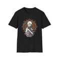 thumbnail image 2 of Cat And Skeleton, Gildan Unisex Softstyle T-Shirt, Graphic Tee, S-3XL, 2 of 5