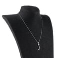 thumbnail image 4 of Colgante De Plata Con Inicial Del Alfabeto A-Z Y Cadena De Clavícula - j Sunnimix Collar colgante inicial, 4 of 8
