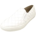 thumbnail image 4 of Steve Madden ECENTRCQ Round Toe Slip On Vegan Leather Sneakers White (White, 11), 4 of 6