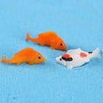 thumbnail image 3 of Holzlrgus 30 Pcs Mini Goldfish Figurines - Mix Colours Resin Red Fairy Garden Miniature Moss DIY Terrarium Crafts Home Décor Ornaments., 3 of 5