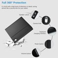 thumbnail image 6 of 7-Color Backlit Bluetooth Keyboard Folio with Pencil Holder for 11-inch iPad Air M2/M3/M4 (2024/2025/2026), iPad Air 4th & 5th Generation,Black, 6 of 8