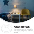 thumbnail image 2 of SHISUYAN Lampshade Frame Iron Lamp Shade Ring Fitter Metal Ring Support Light Holder, 2 of 8