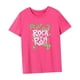 thumbnail image 5 of Camiseta para mujer, ropa deportiva de verano, camisetas de verano a la moda para mochilero, uso diario Rosa Rosa, 5 of 7