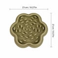 thumbnail image 2 of Pet Silicone Slow Feeder Bowl, Petal Feeding Bowl with Ridge Slow Eating Training Tool for Dog Cat Daily Eating Anti Fast Eating Sky Blue, 2 of 4