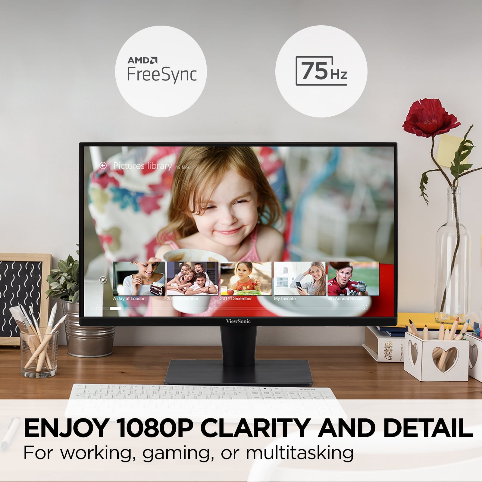ViewSonic Gaming FreeSync VS2447M 24" FHD Monitor