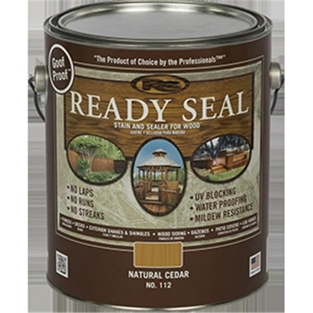 Ready Seal 816078001128 112 1g Stain & Sealer for Wood Natural Cedar