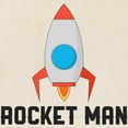 thumbnail image 2 of CafePress - Rocket Man Tote Bag - Unisex Canvas Tote Bag, Beige, 1-Piece, 2 of 7