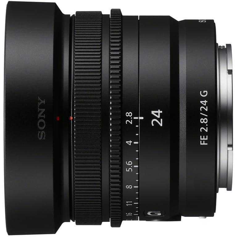 Sony FE 24mm F2.8 G Full-frame Wide-angle Prime G Lens with Camera