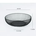 thumbnail image 2 of Frutero Laklulu, frutero, frutero negro de metal, diseño redondeado, 2 of 5
