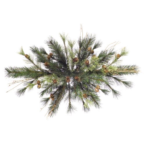 Vickerman 24" Mixed Country Pine Artificial Christmas Swag Unlit