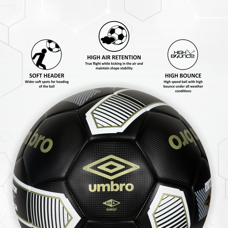 Umbro Tempest Soccer Ball Size 5 with Great Touch and Feel