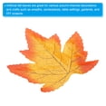 thumbnail image 5 of Uxcell Fake Fall Leaves, 300 Pack Artificial Maple Leaves Artificial Leaves Faux Style 7, Red Yellow, 5 of 6