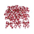 thumbnail image 3 of 20/10Pcs Mini Christmas Bows Xmas Tree Hanging Ornament DIY Wreath Crafts Noel Christmas Decorations for Home 2024 New Year Gift, 3 of 5