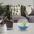 thumbnail image 5 of Plastic Fish Bowl Small Fish Tank Desktop Fish Tank Clear Round Fish Bowl Golden Fish Tank, 5 of 5