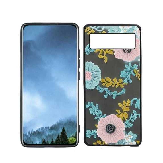 Compatible with Google Pixel 6(2021) Phone Case, Floral-32 Case Men Women, Flexible Silicone Shockproof Case for Google Pixel 6(2021)