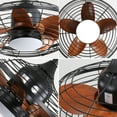 thumbnail image 5 of 20 Inch Downrod Mount Ceiling Fan LED 18W 3CCT 5 ABS Blades DC Motor with Hanging and Hook for Outside Patios Pergola, 5 of 10